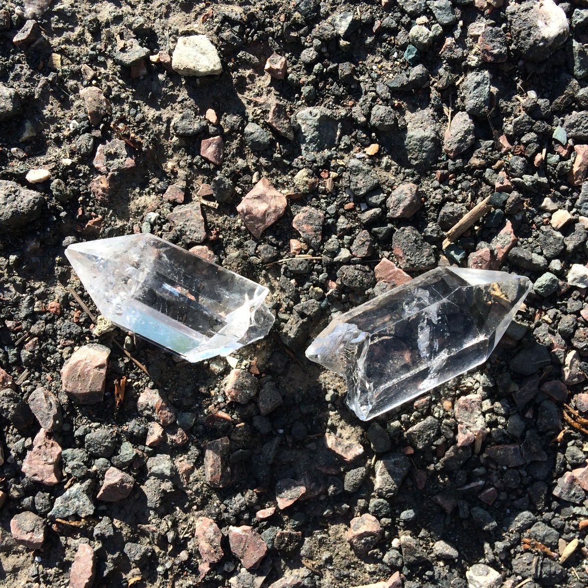 What Happens When a Crystal Breaks?