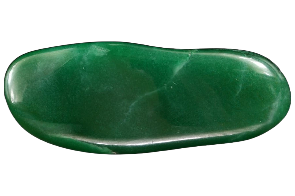 Jade Crystal on white background