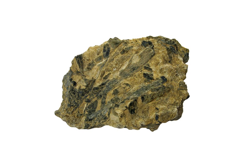 Sillimanite on a white background