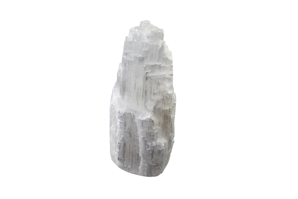 Selenite in white background