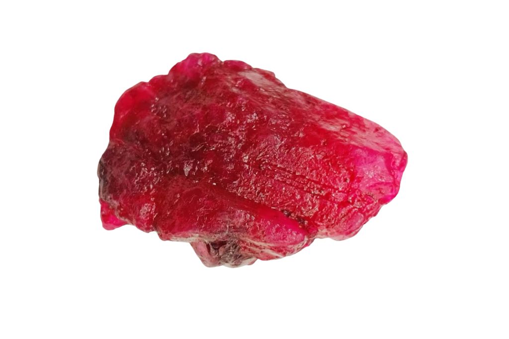 Bixbite on a white background