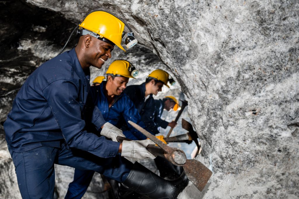 Rockhounding with tools and gears