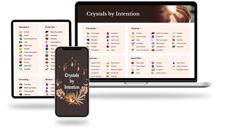 Crystals By Intention Guide