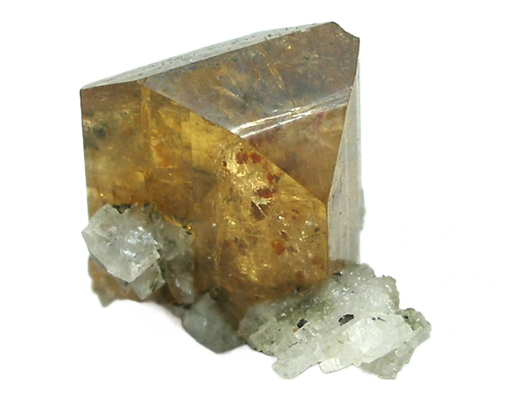 Kainosite chunk on a white background