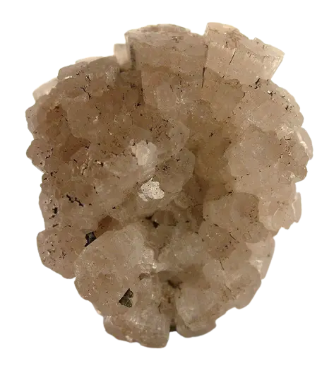 Unpolished Leifite in a white background