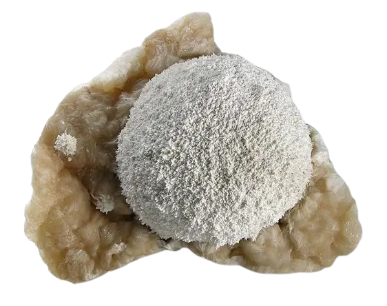 Mordenite in white background