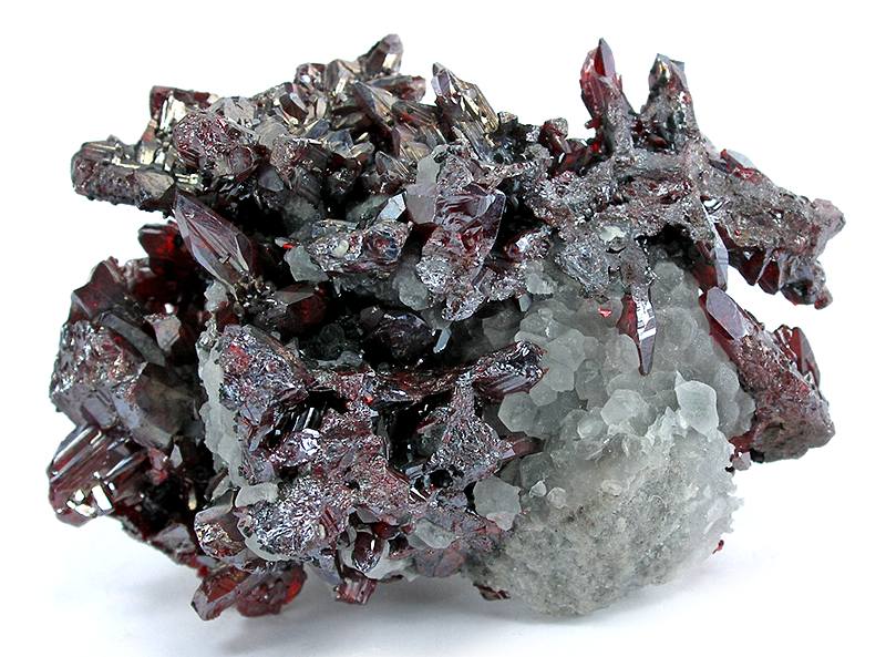 Proustite on a white background