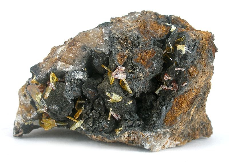Raspite chunk on a white background