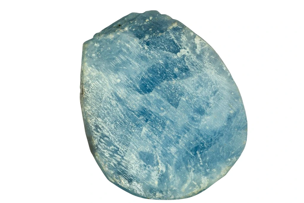 aquamarine on white background