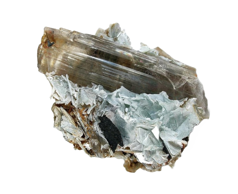 margarite chunk on a white background