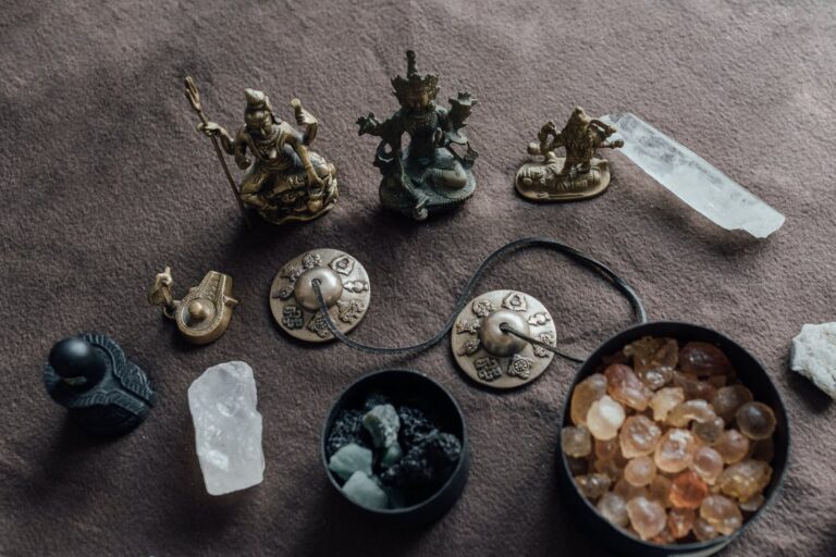 Various crystals for spiritual protection