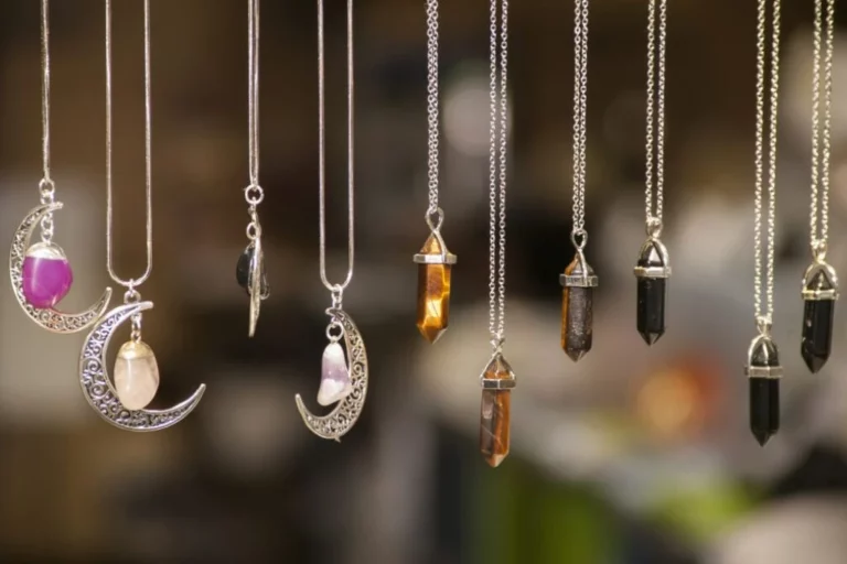necklaces with colored stones