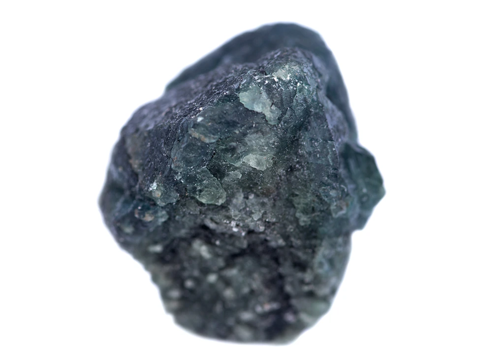 piece of alexandrite on a white background