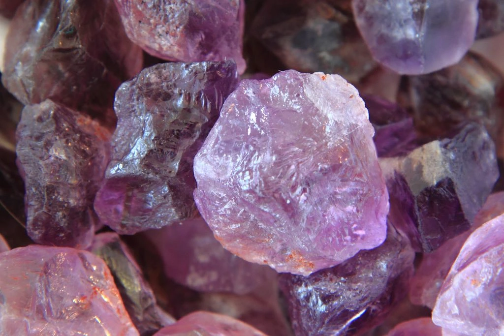 Chunks of Amethyst Crystals