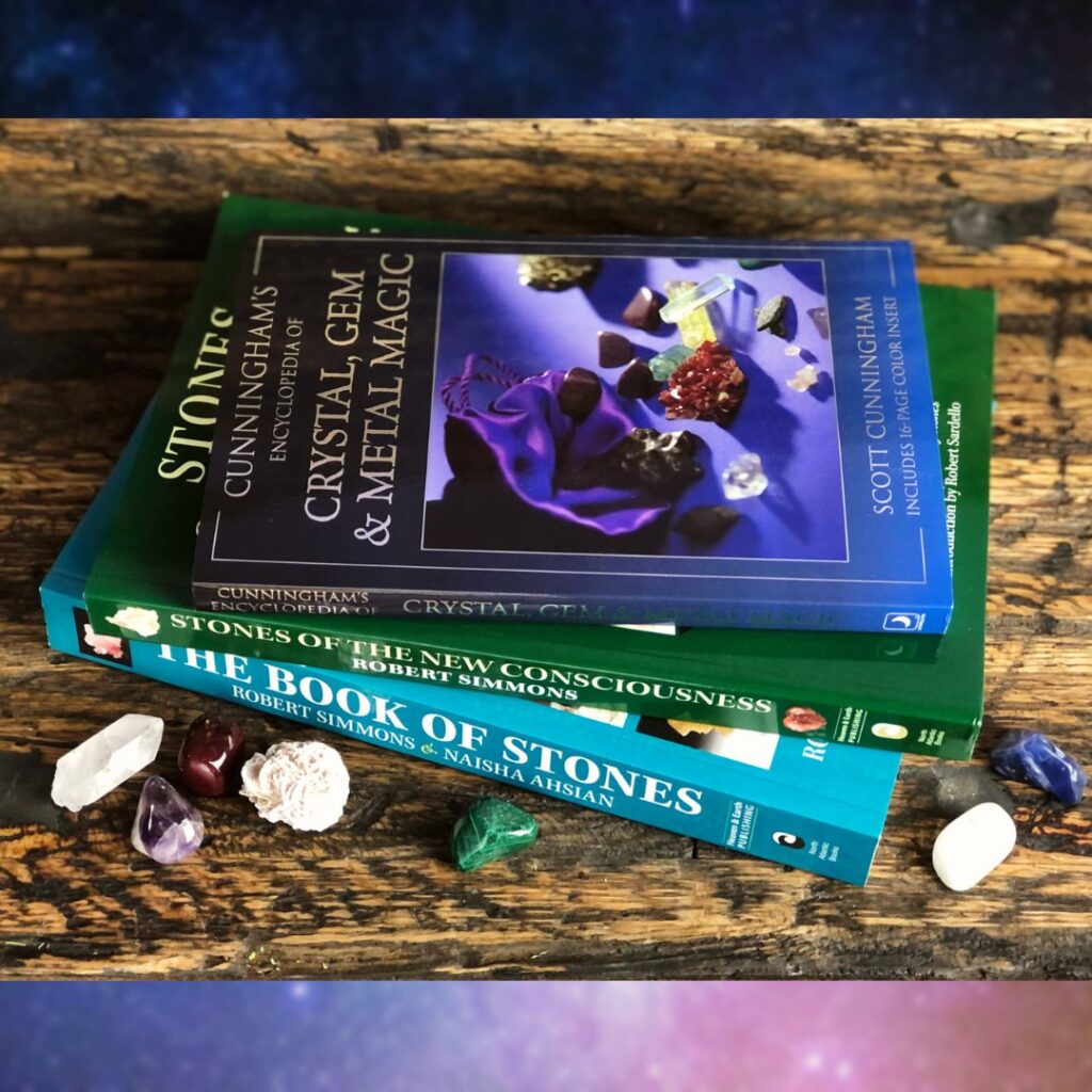 3 copies of The Book of Stones by Robert Simmons and Naisha Ahsian