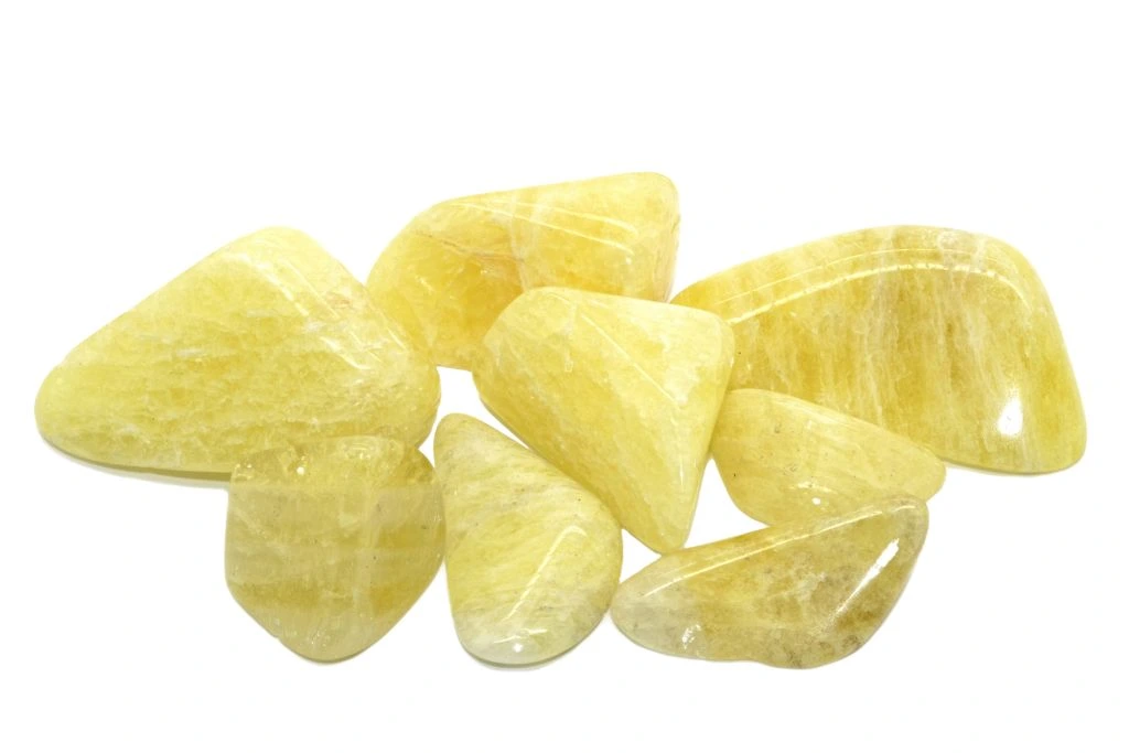 Danburite on a white background