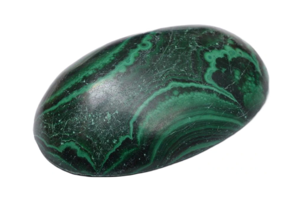 Nephrite Jade in White background