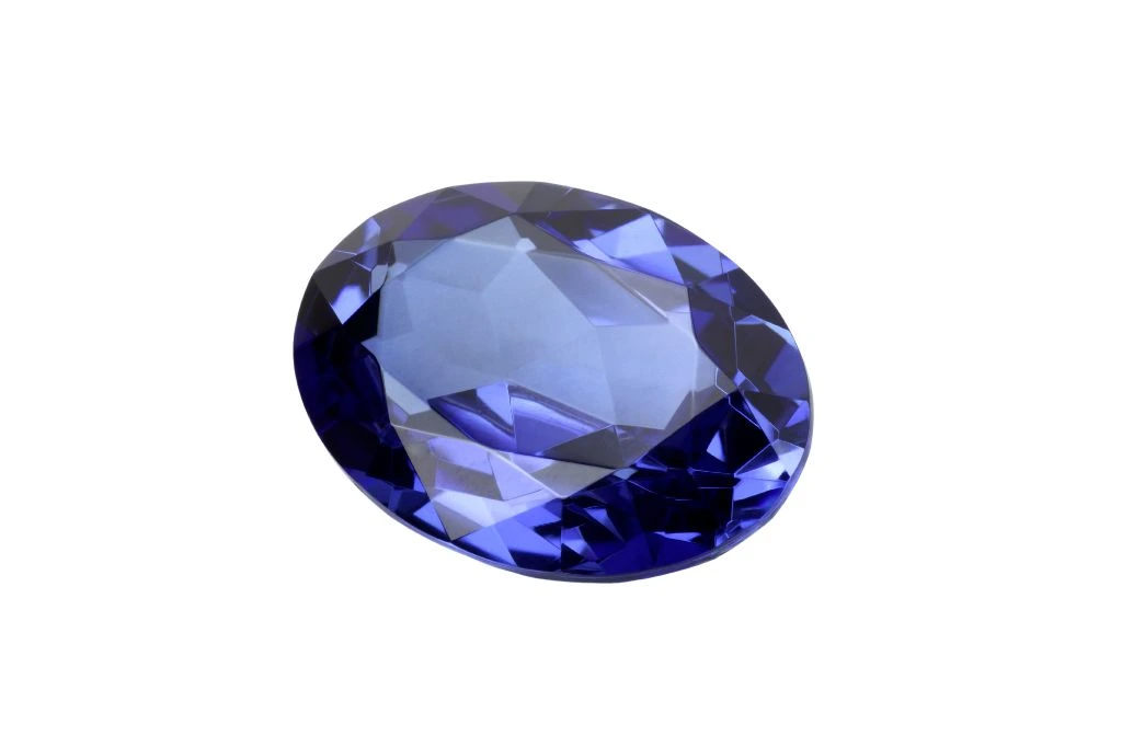 sapphire on a white background