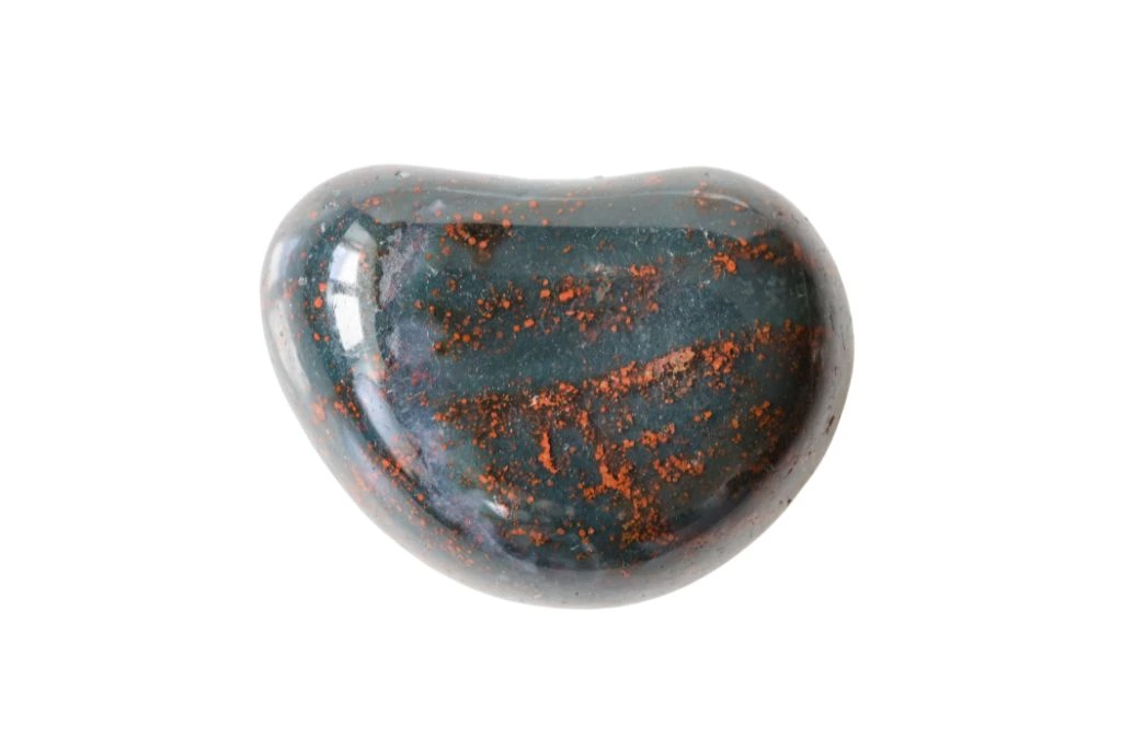 bloodstone on white background