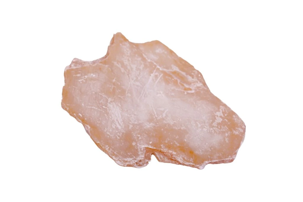 Calcite on white background