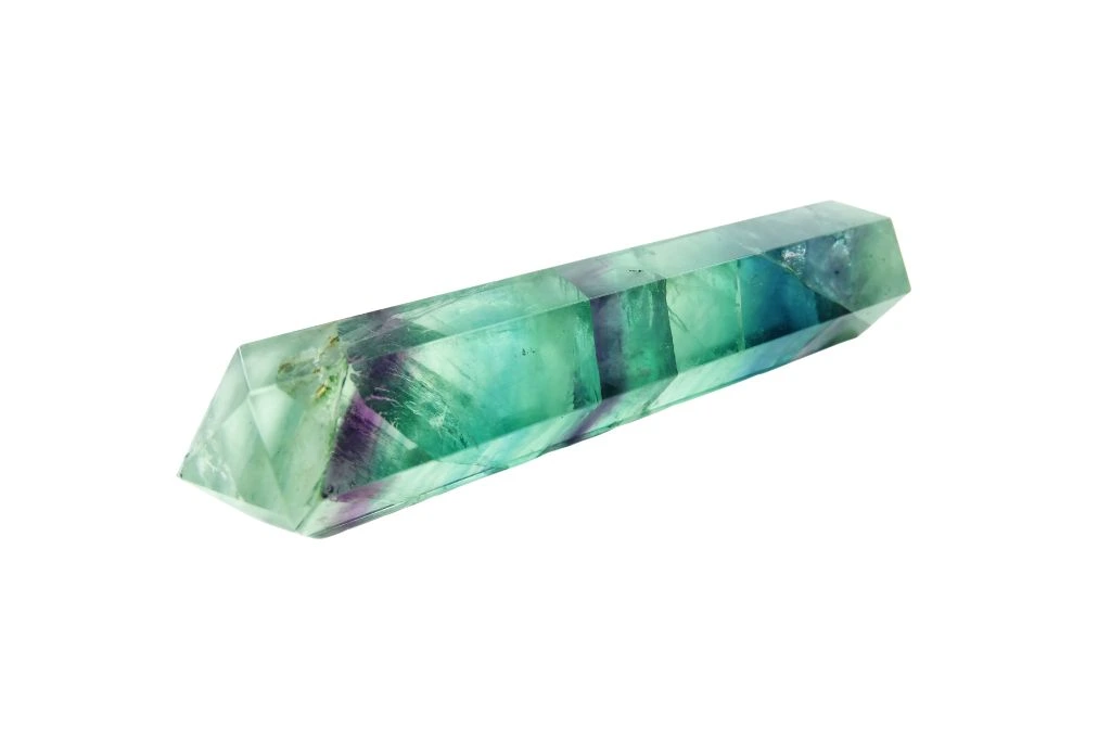 fluorite on white background