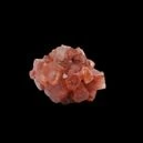 aragonite on black background