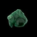 malachite on dark background