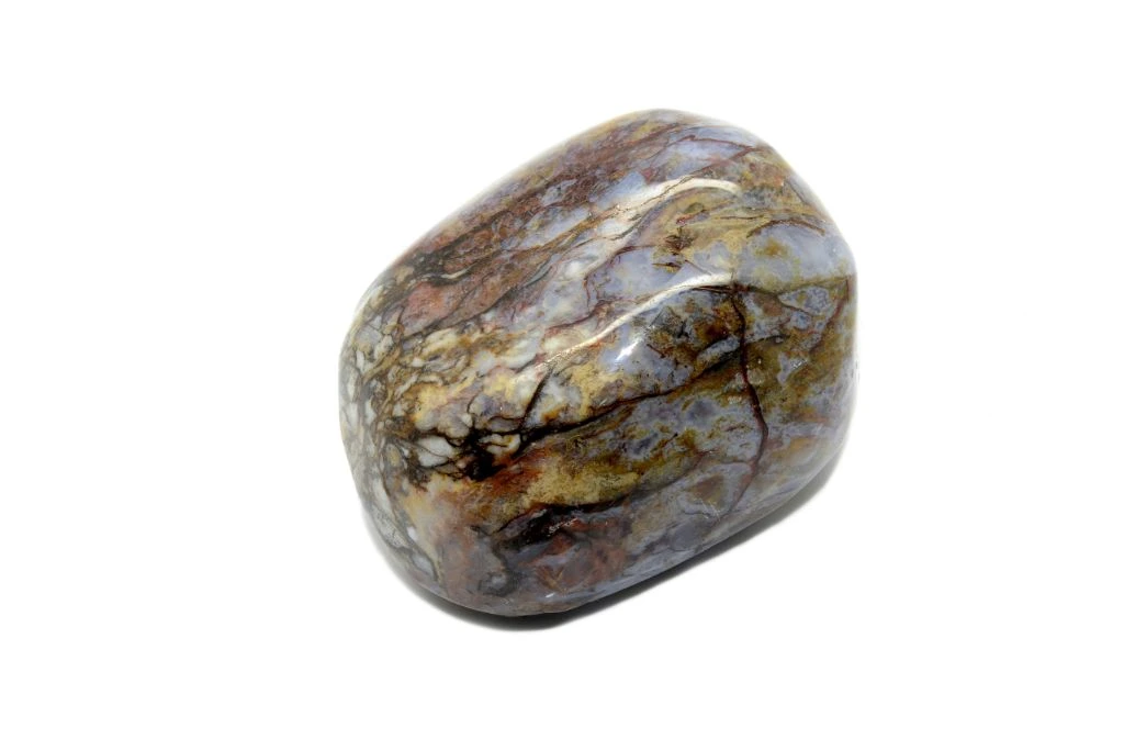 Pietersite on white background