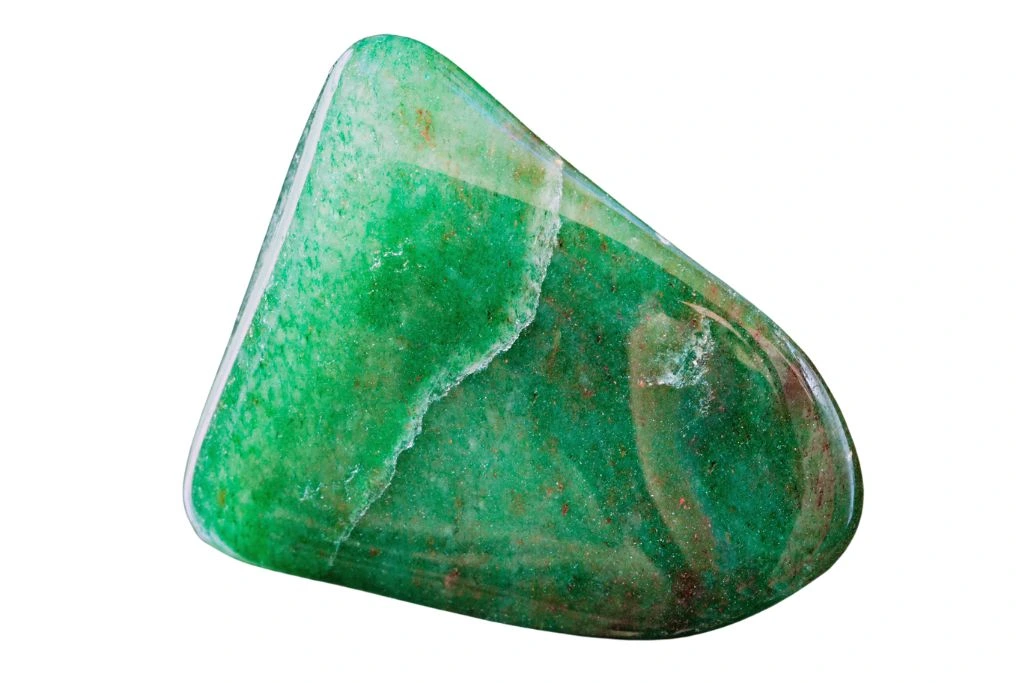polished green aventurine crystal