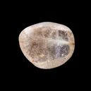 Rutile-Quartz on black background