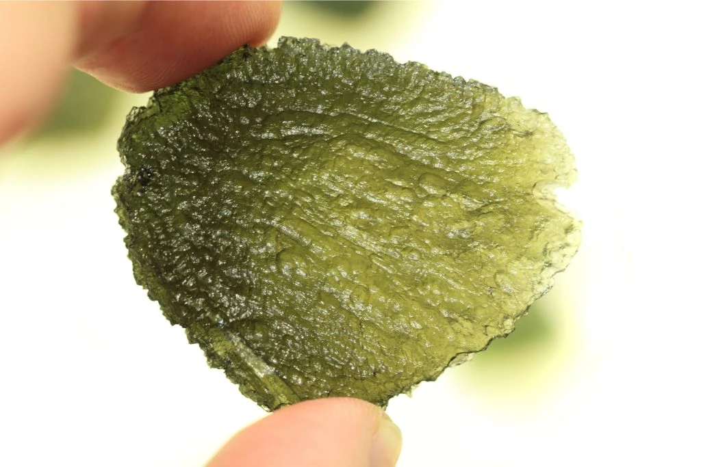 close up photo of moldavite