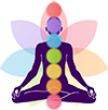 A custom graphic icon for Chakras