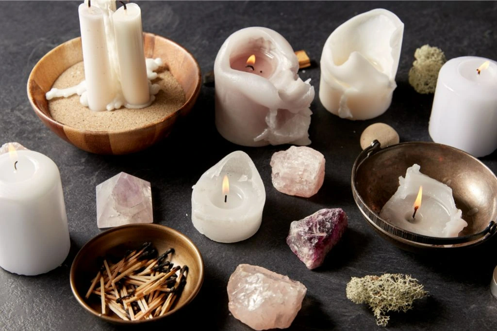 Crystals and Candles 