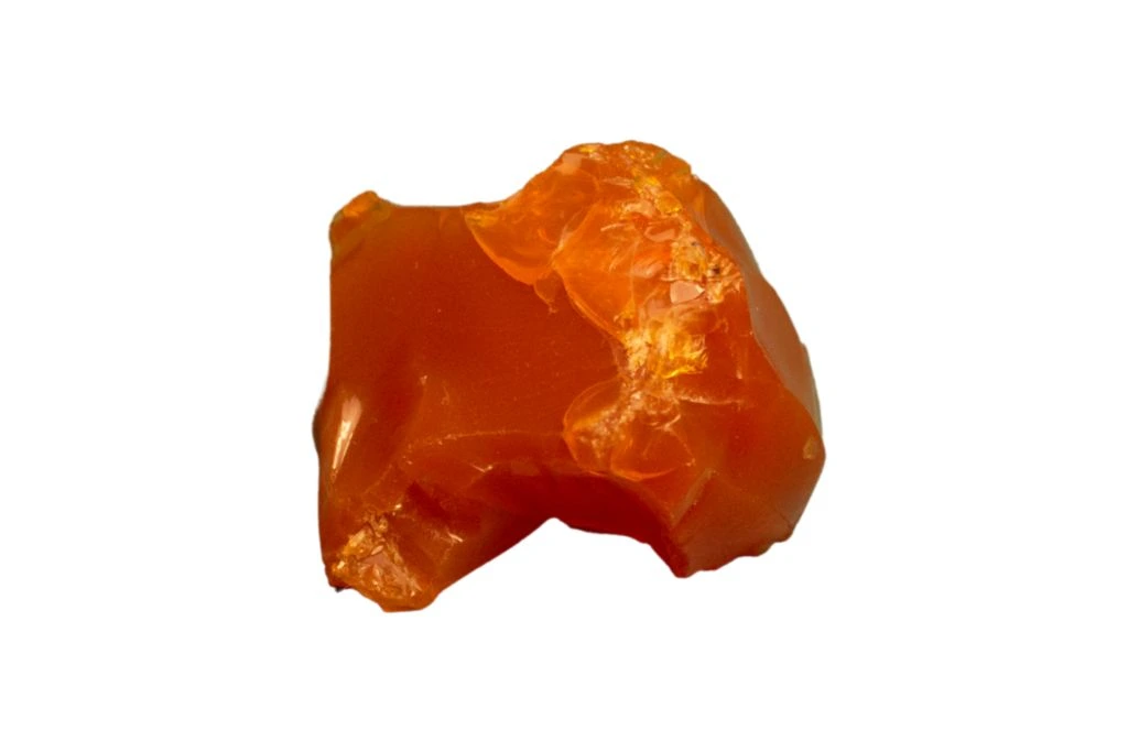 Fire Agate on a white background