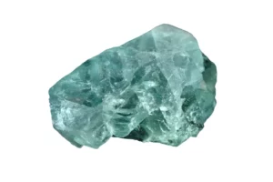 A raw Green Fluorite crystal x no credit needed