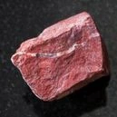 red jasper on a black granite