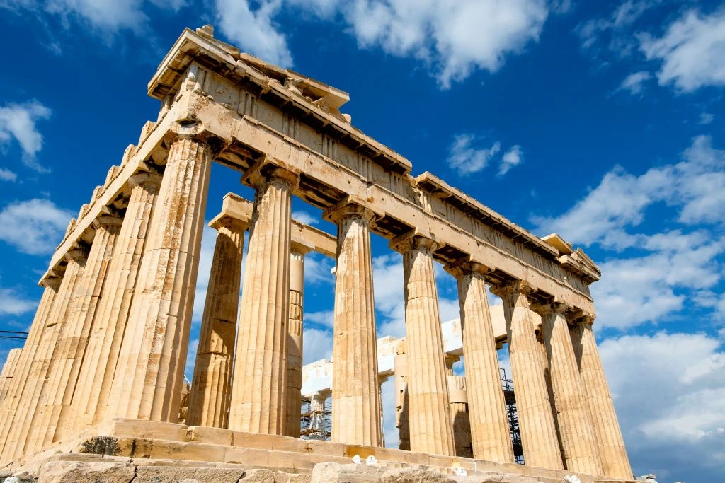 ancient greek structure parthenon