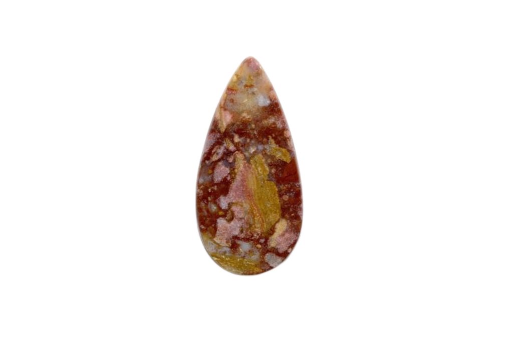 Confetti Jasper on a white background