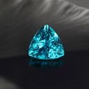 Paraiba Tourmaline on a black silk background