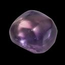 Purple Fluorite on a black background.