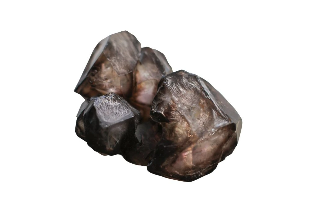 Smoky Quartz with a white background