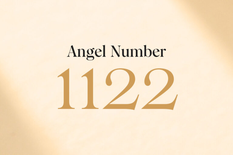 angel number 1223 written on a beige background