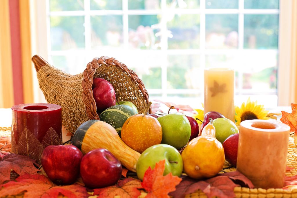 Different fruits and vegetable on the table