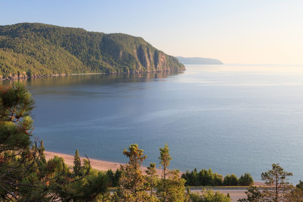 A view of Lake Superior in Minnesota