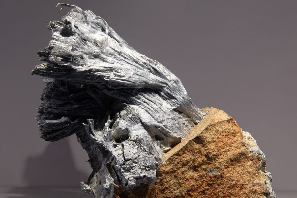 A Crocidolite on a rock