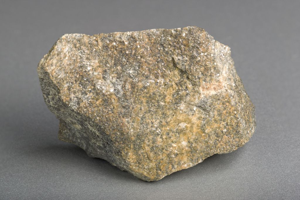 Siderite on a beige background