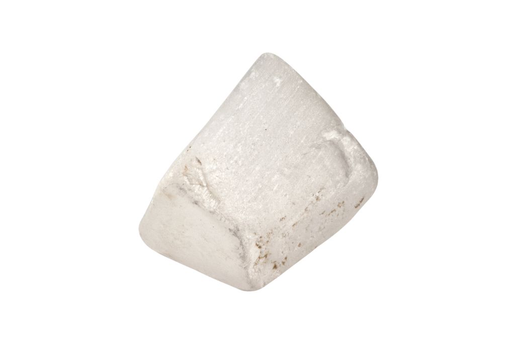 Ulexite on a white background