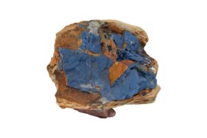 vivianite on a white background