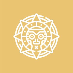 A custom graphic icon for Huitzilopochtli