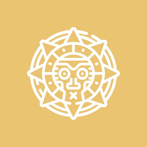 A custom graphic icon for Huitzilopochtli